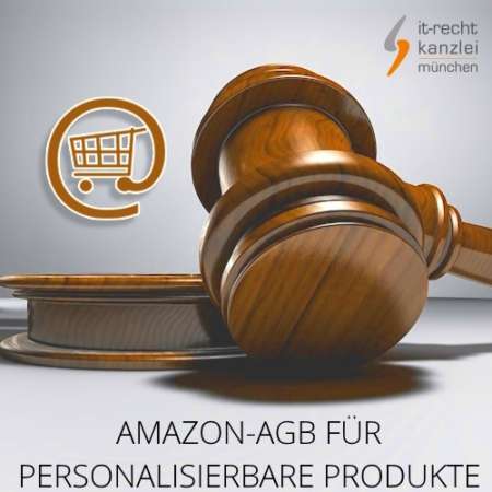 Amazon-AGB für personalisierbare Produkte inklusive Update-Service