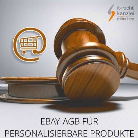 Ebay-AGB für personalisierbare Produkte inklusive Update-Service