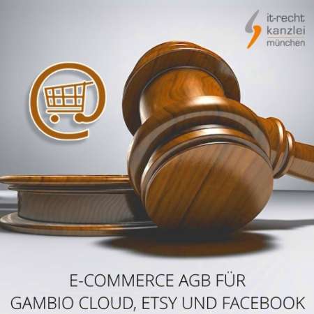 eCommerce AGB für Gambio Cloud, Etsy und Facebook inklusive Update-Service