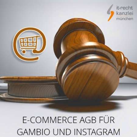 eCommerce AGB für Gambio und Instagram inklusive Update-Service