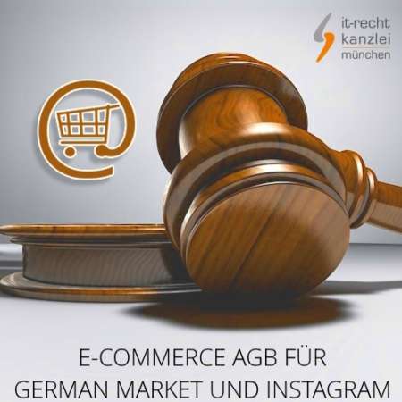 eCommerce AGB für German Market und Instagram inklusive Update-Service