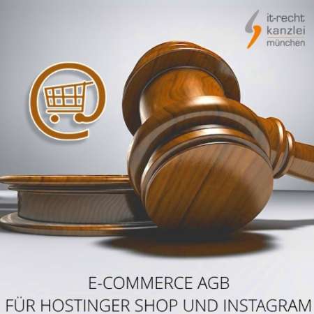 eCommerce AGB für Hostinger Shop und Instagram inklusive Update-Service