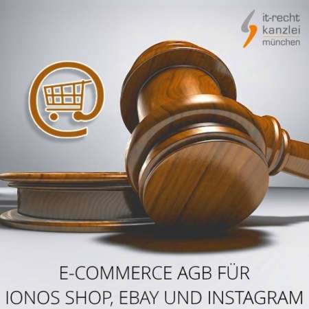 eCommerce AGB für Ionos Shop, Ebay und Instagram inklusive Update-Service