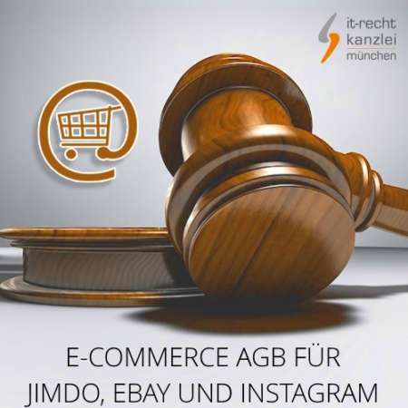 eCommerce AGB für Jimdo, Ebay und Instagram inklusive Update-Service