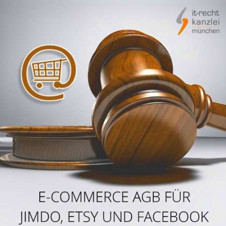 eCommerce AGB für Jimdo, Etsy und Facebook inklusive Update-Service