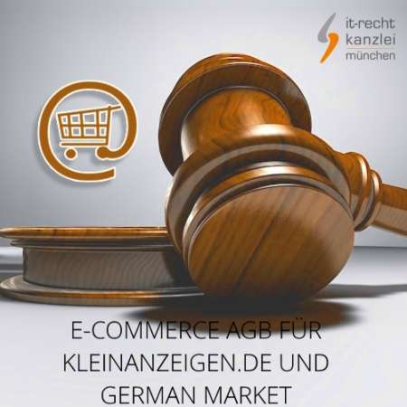 eCommerce AGB für Kleinanzeigen.de und German Market inklusive Update-Service