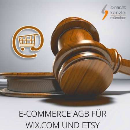 eCommerce AGB für Wix.com und Etsy inklusive Update-Service