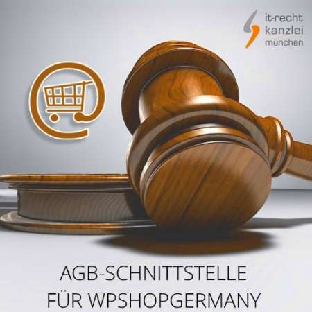 Abmahnsichere Rechtstexte für wpShopGermany inklusive AGB-Schnittstelle
